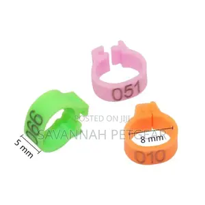 Plastic Pigeon Foot Ring Inner Diameter: 8 Mm (50 Pieces)