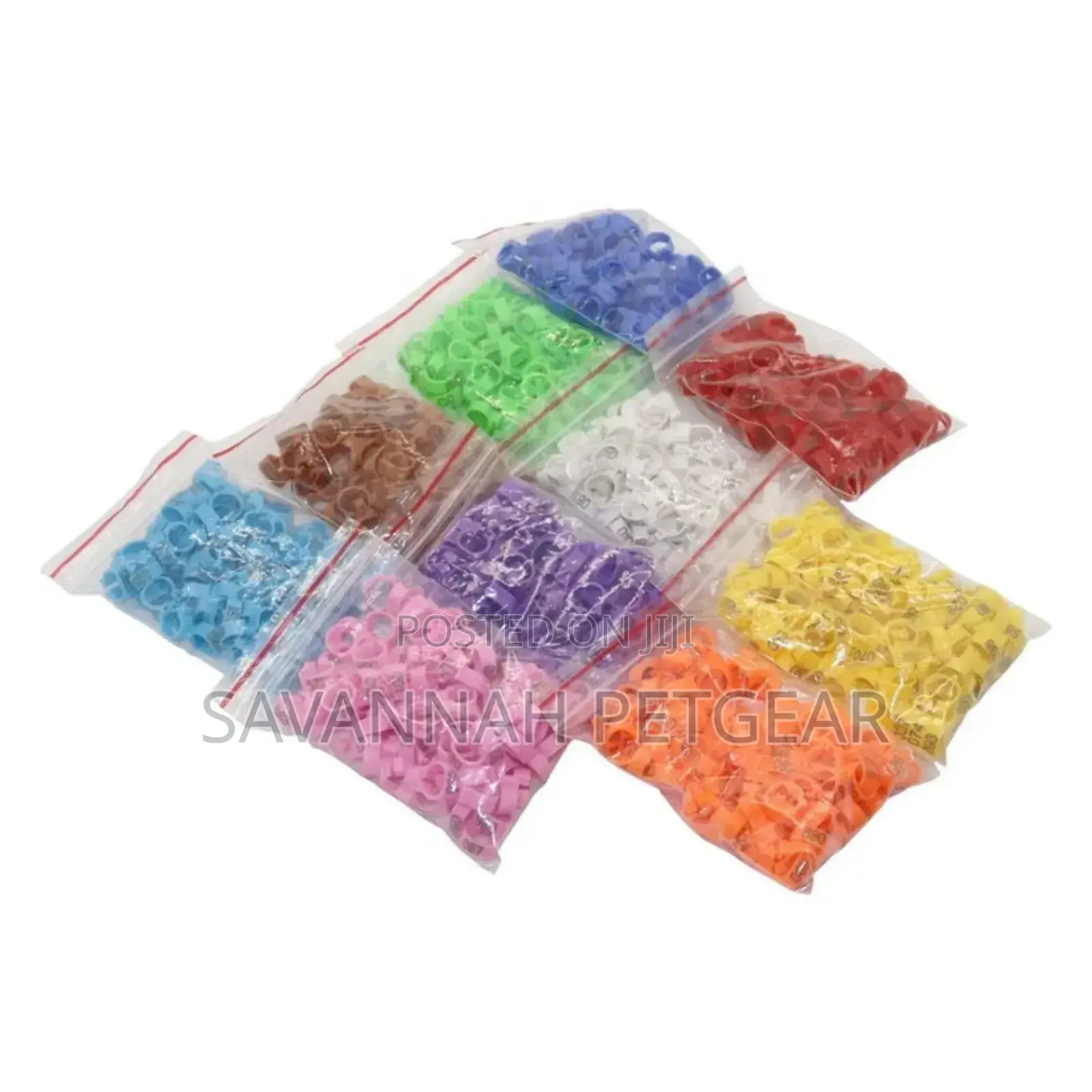 Plastic Pigeon Foot Ring Inner Diameter: 8 Mm (50 Pieces)
