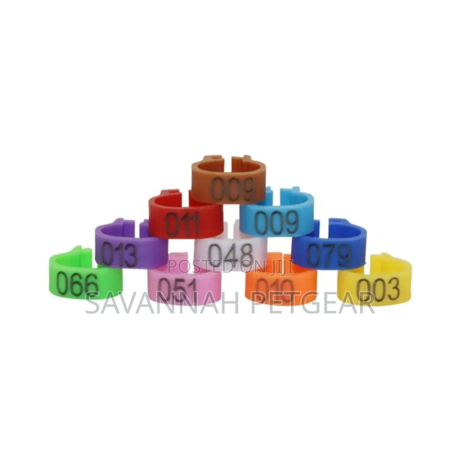 Plastic Pigeon Foot Ring Inner Diameter: 8 Mm (50 Pieces)