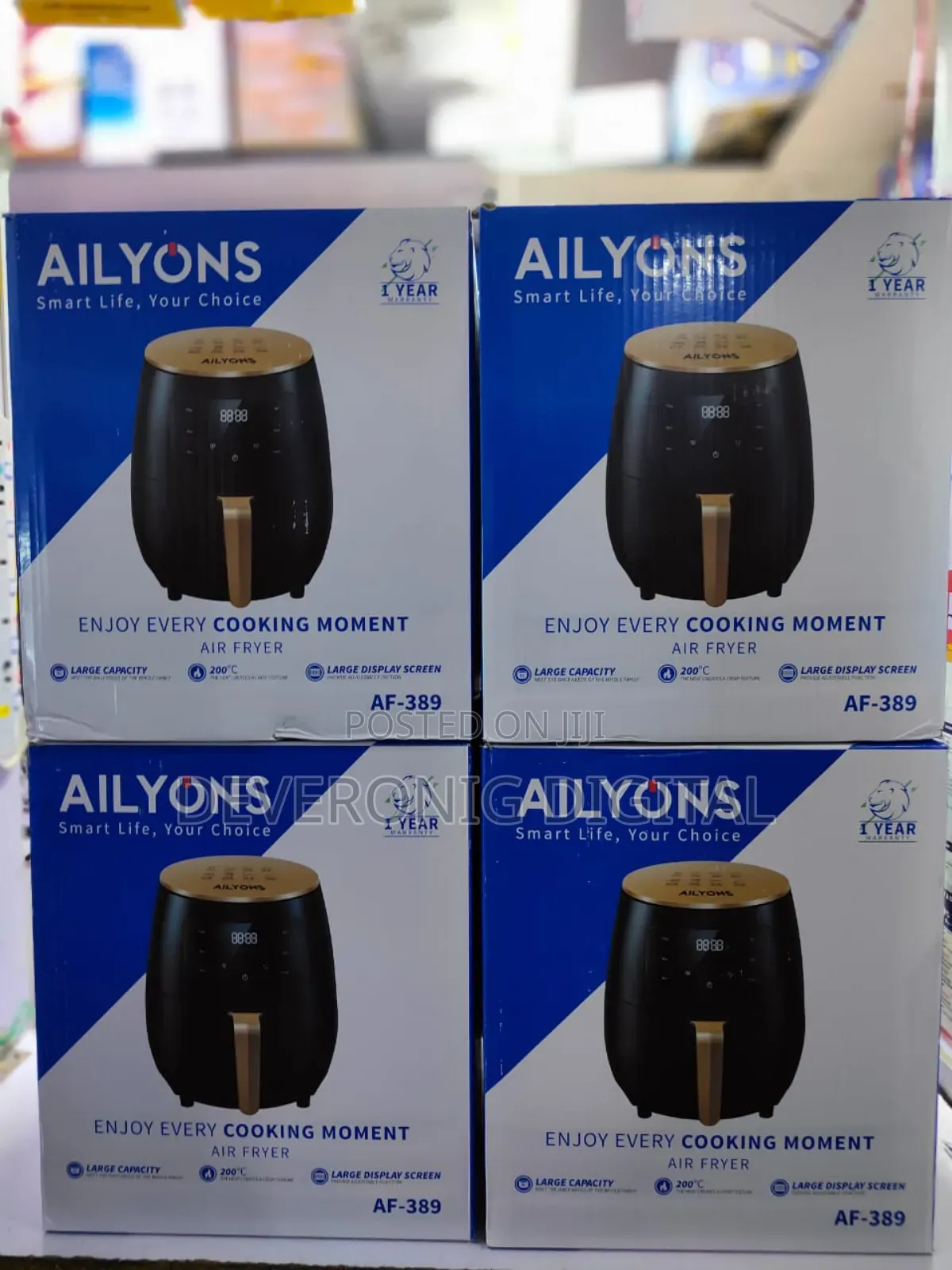 Ailyons Air Fryer 5.0 Litres 1400 Watts