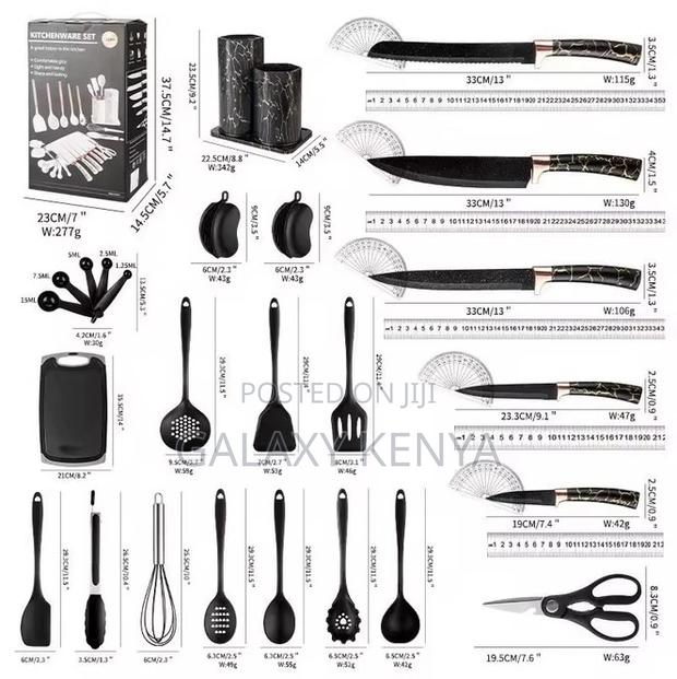 12pcs Set Silicone Non Stick Cookware Spatula Shovel Spoons - thumbnail 2