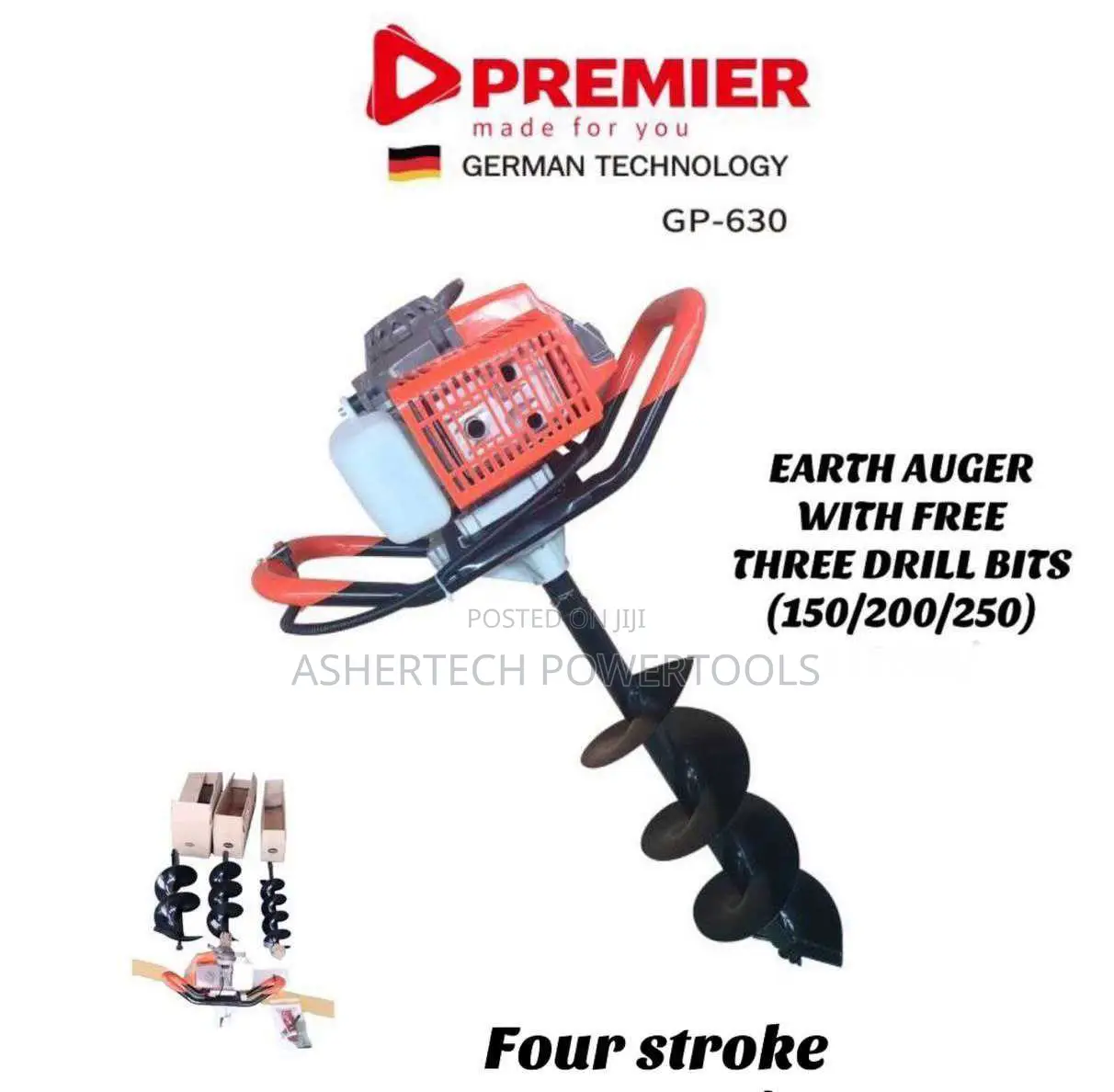 Premier Gp-630 Four-stroke Earth Auger