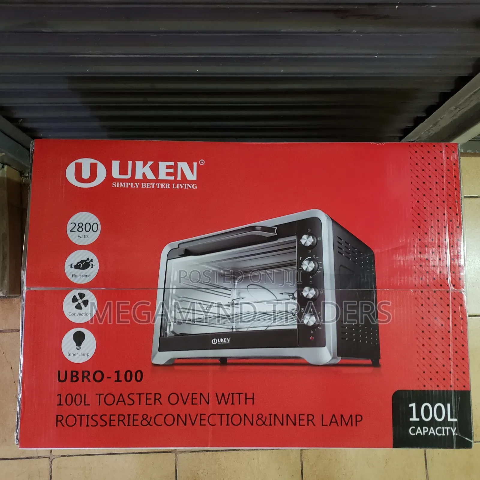 100 LTR Toaster Oven/Uken Electric Oven Cooker 100 LTR