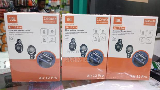 JBL Air 12 Pro Bluetooth Earbuds.