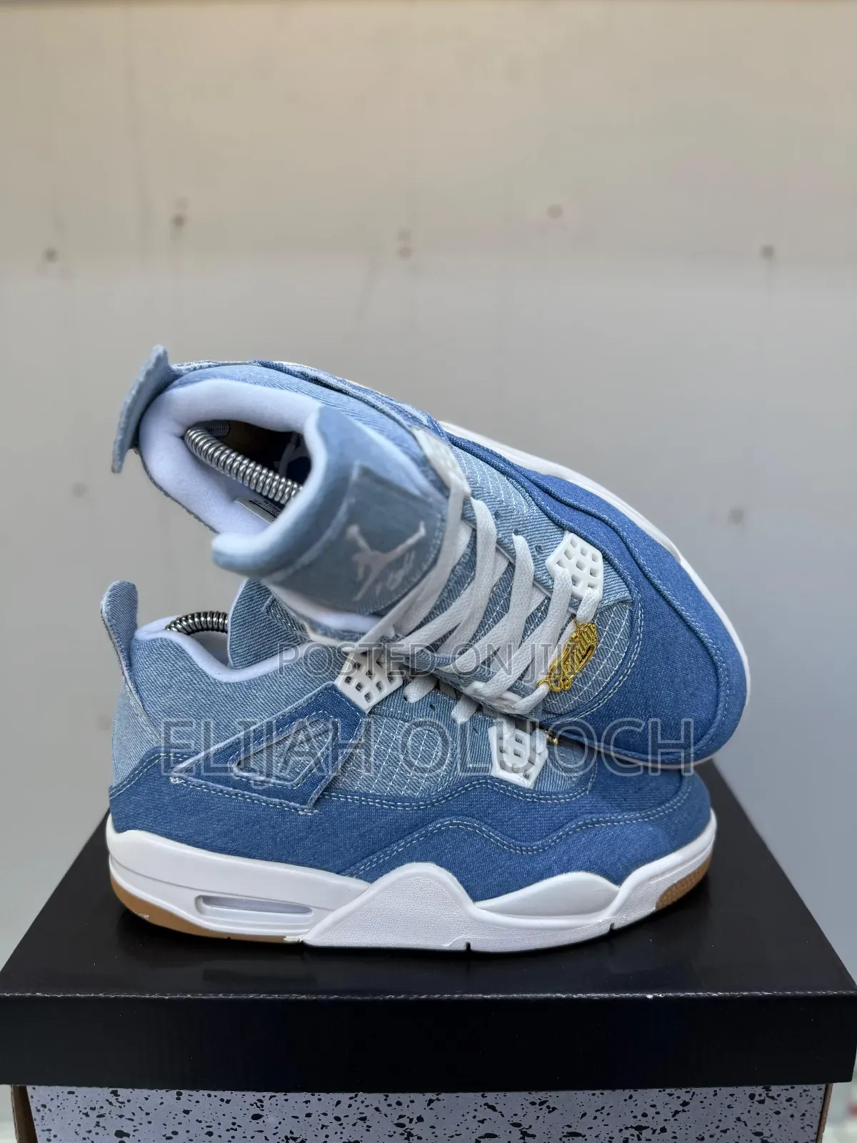 Nike Air Jordan 4 Retro Tex "Denim Worn Blue" Sneaker I