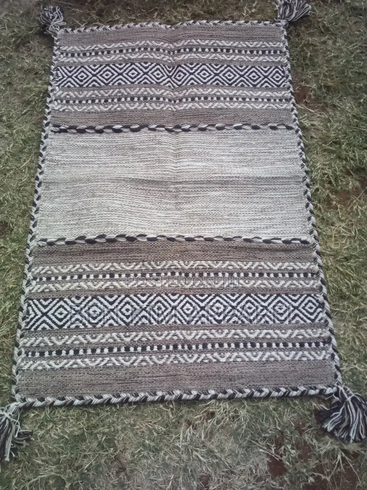 Ivory Pure Cotton Rugs 120 by 180cms