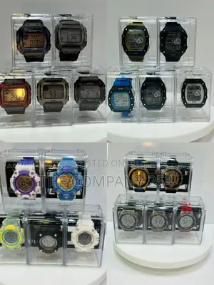 Quality Unisex Casual Sport All Age Watch With Timer Come With Acase