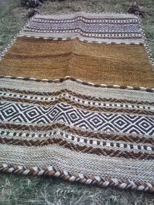 Brown Gold Pure Cotton Rugs 120cm by 180cms