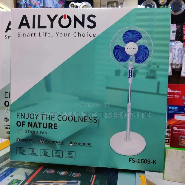*Ailyons 16" Stand Fan, Round Base at 2200