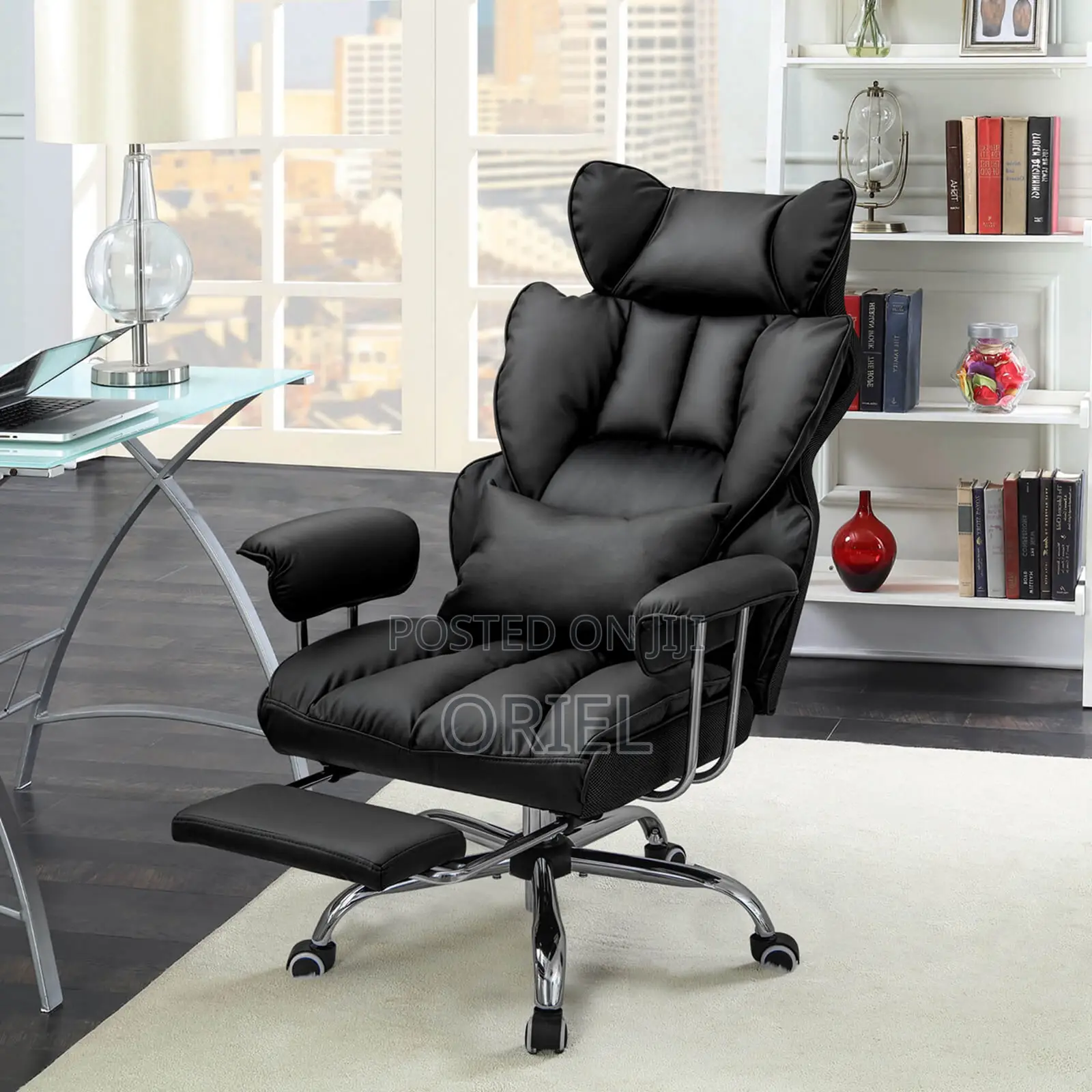Office Chair : Executive Butterfly Office Leather Chair
