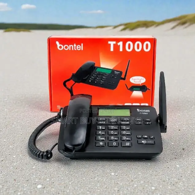 Bontel GSM Fixed Phone Three-Way Calling Home Office Use