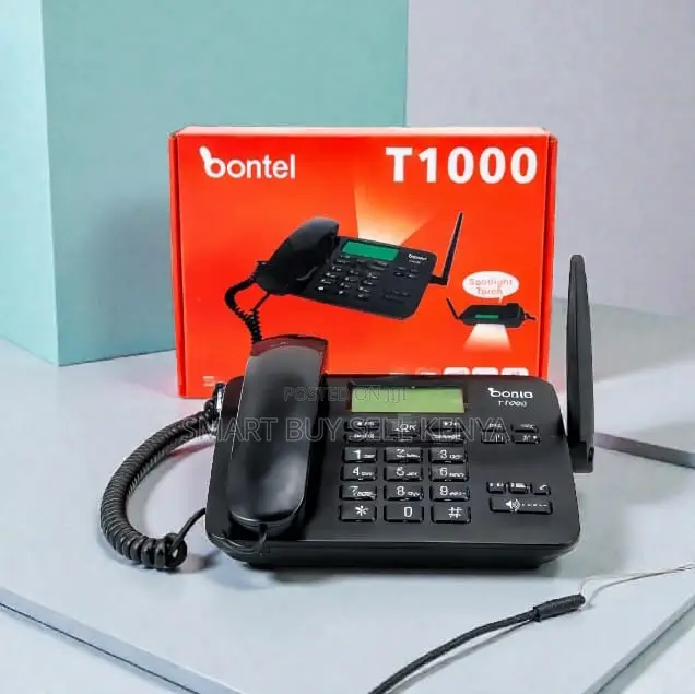 Bontel GSM Desktop Phone With LCD Screen Portable Wireless
