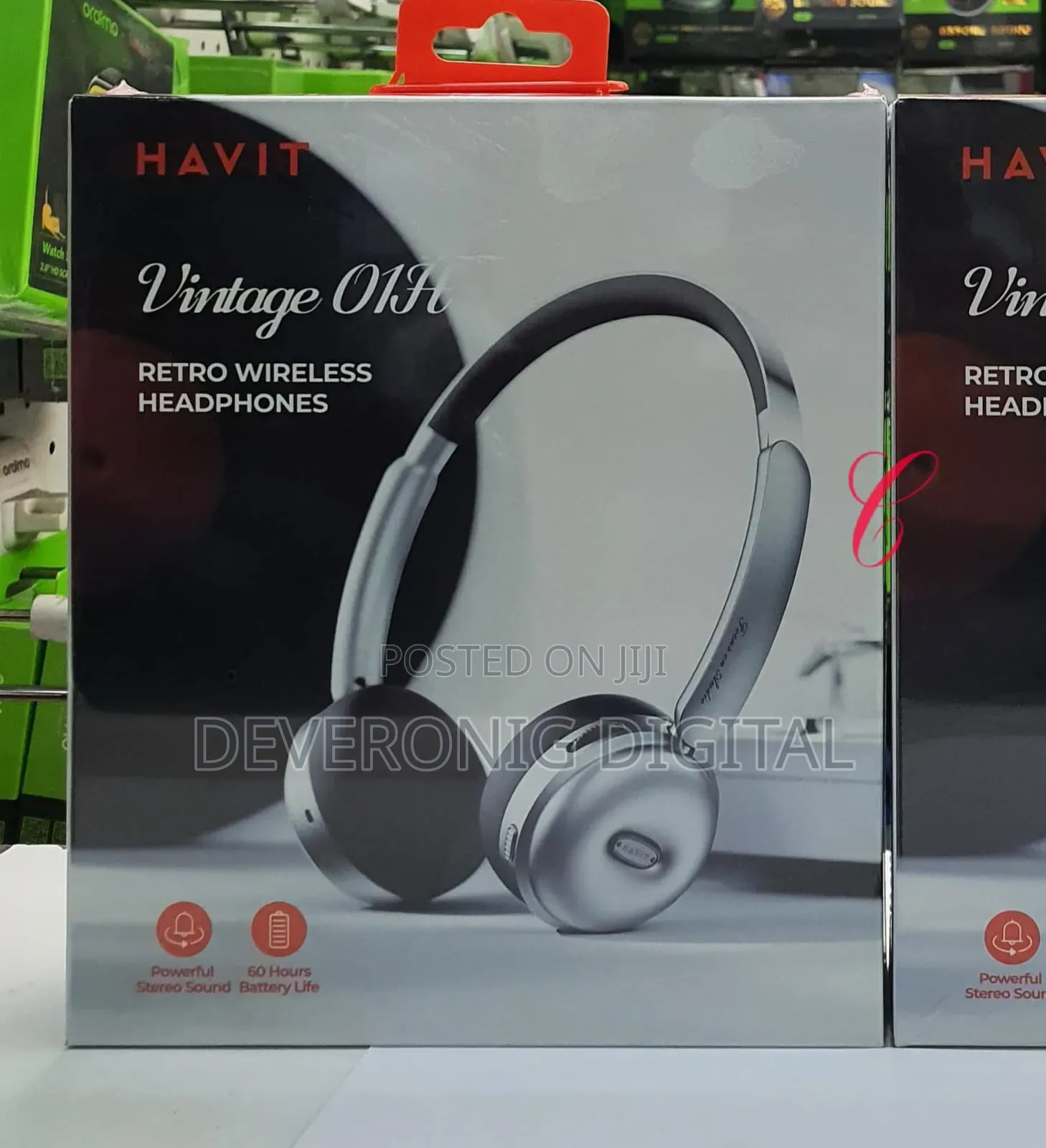 Havit H616bt Vintage 01h *80hrs Playtime* Retro Wireless Headphones