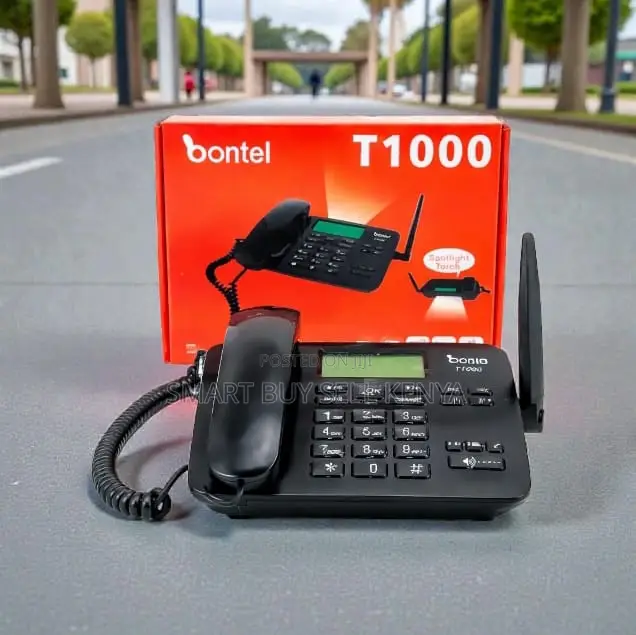 Bontel GSM Fixed Phone 150 Hours Standby Time Rechargeable