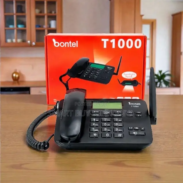 Bontel GSM Landline Desktop Phone Strong Quality Wireless