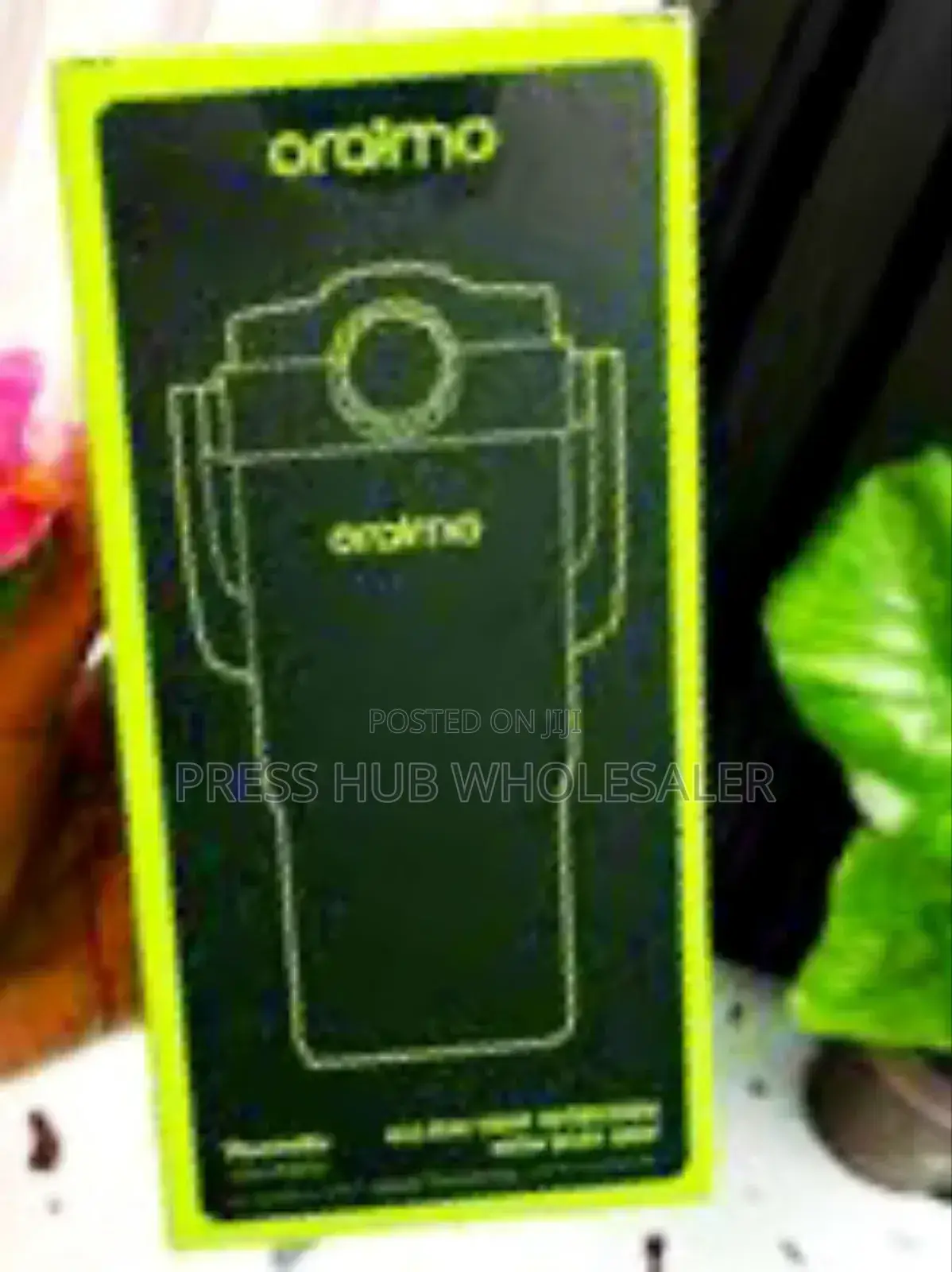 An Oraimo Thermogo 750ml Stainless Steel Insulated Thermos.