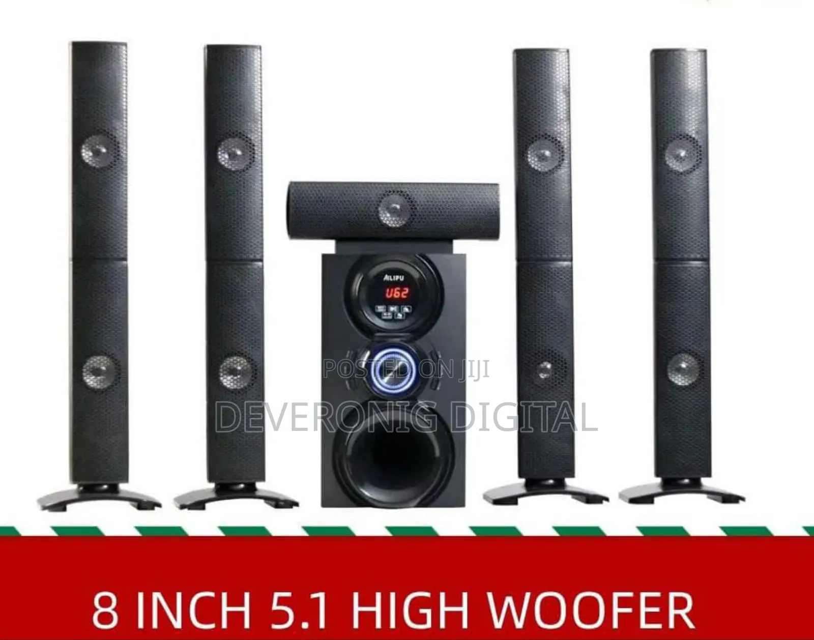 Woofer Pro+ 60w+10w*5 Woofer Speaker System Multimedia Speaker