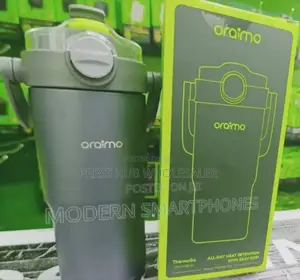 An Oraimo Thermogo 750ml Stainless Steel Insulated Thermos.**