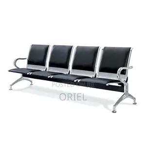 Office Bench : 4-Seater Office Waiting Padded Bench