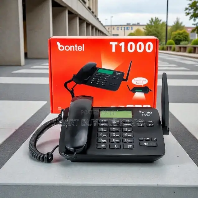 Bontel GSM Landline Desktop Phone Portable Rechargeable
