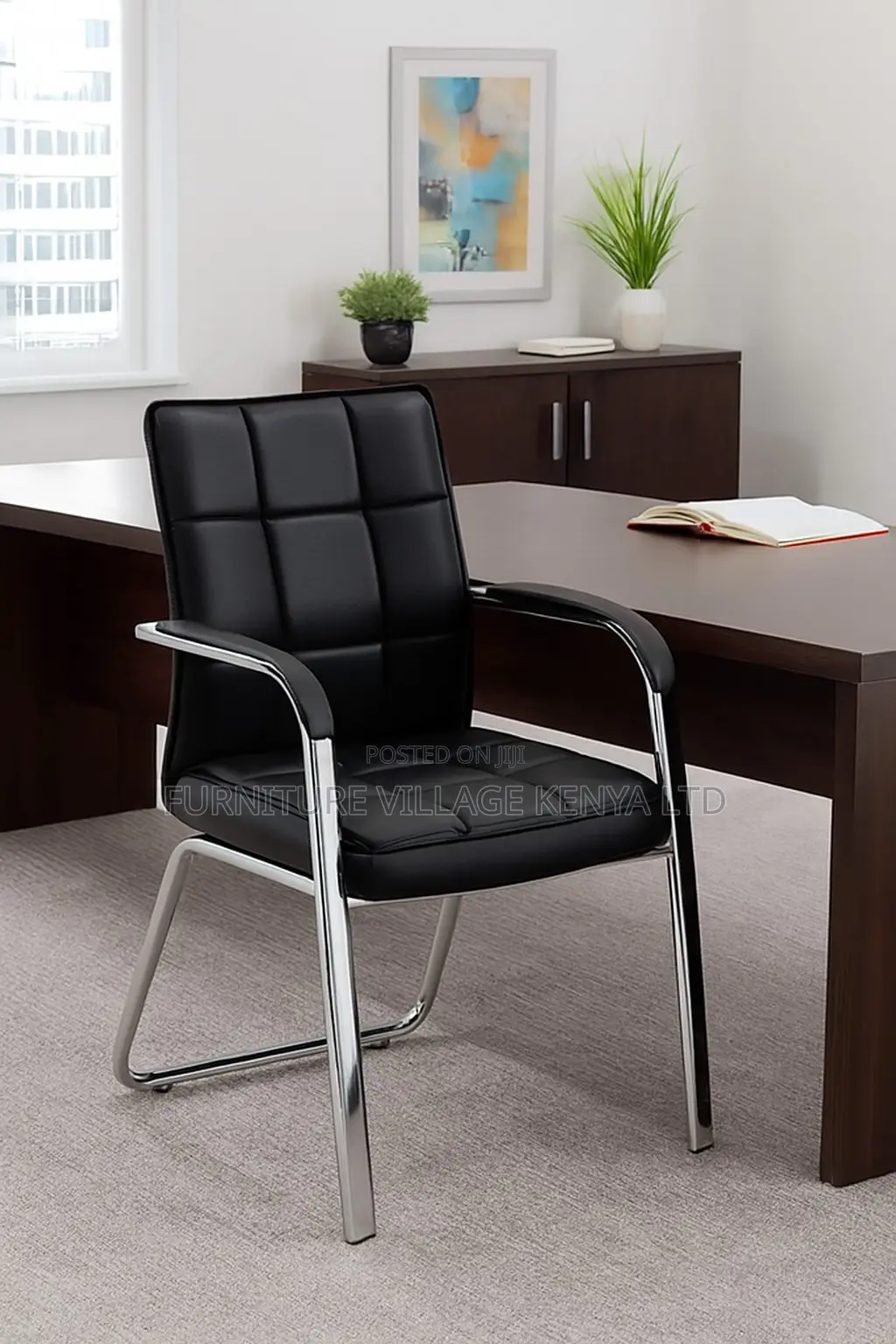 Office Leather Guest Chair