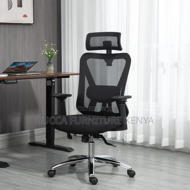 Executive High Back Mesh Executive Office Chair - thumbnail 2