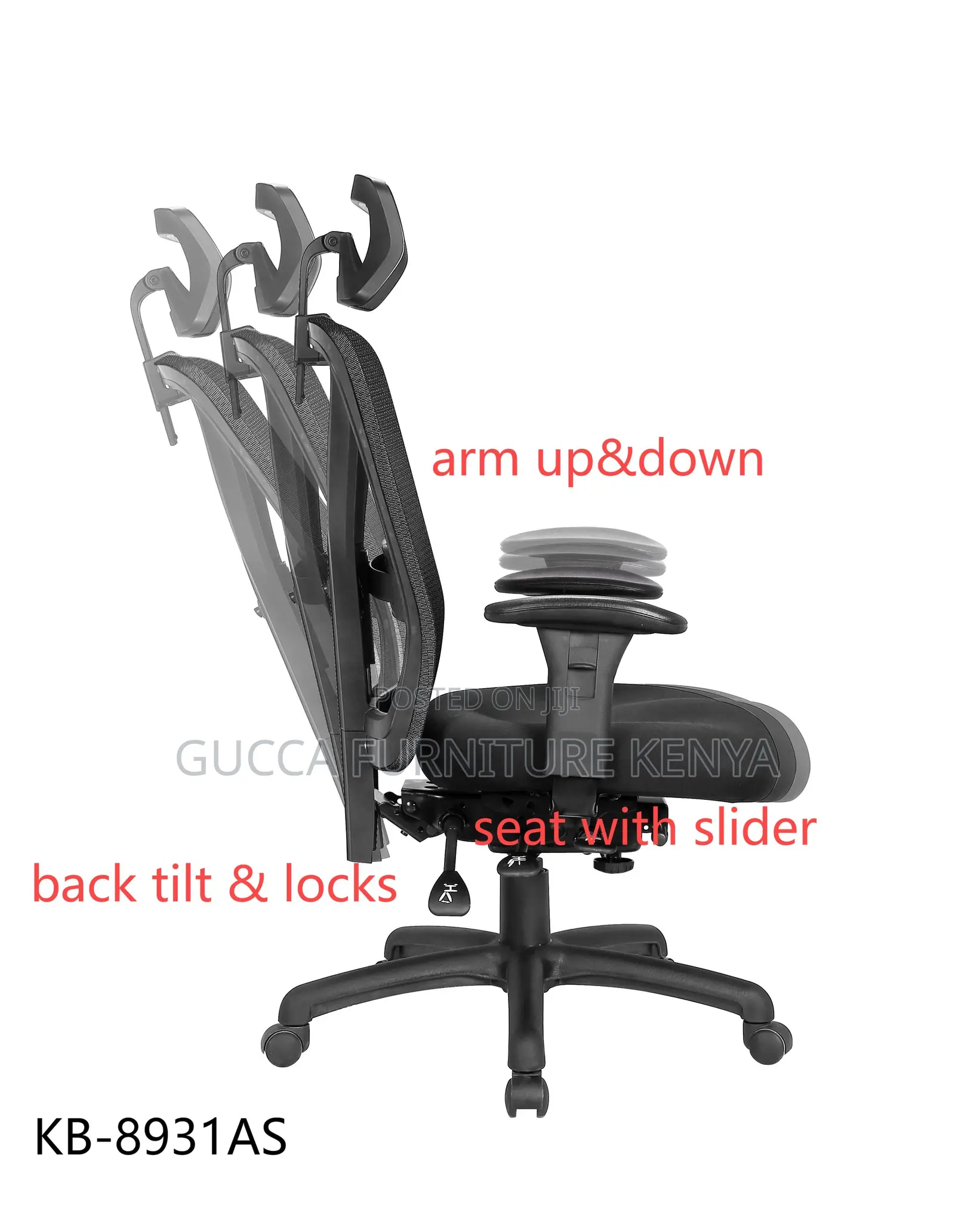 Executive High Back Mesh Executive Office Chair