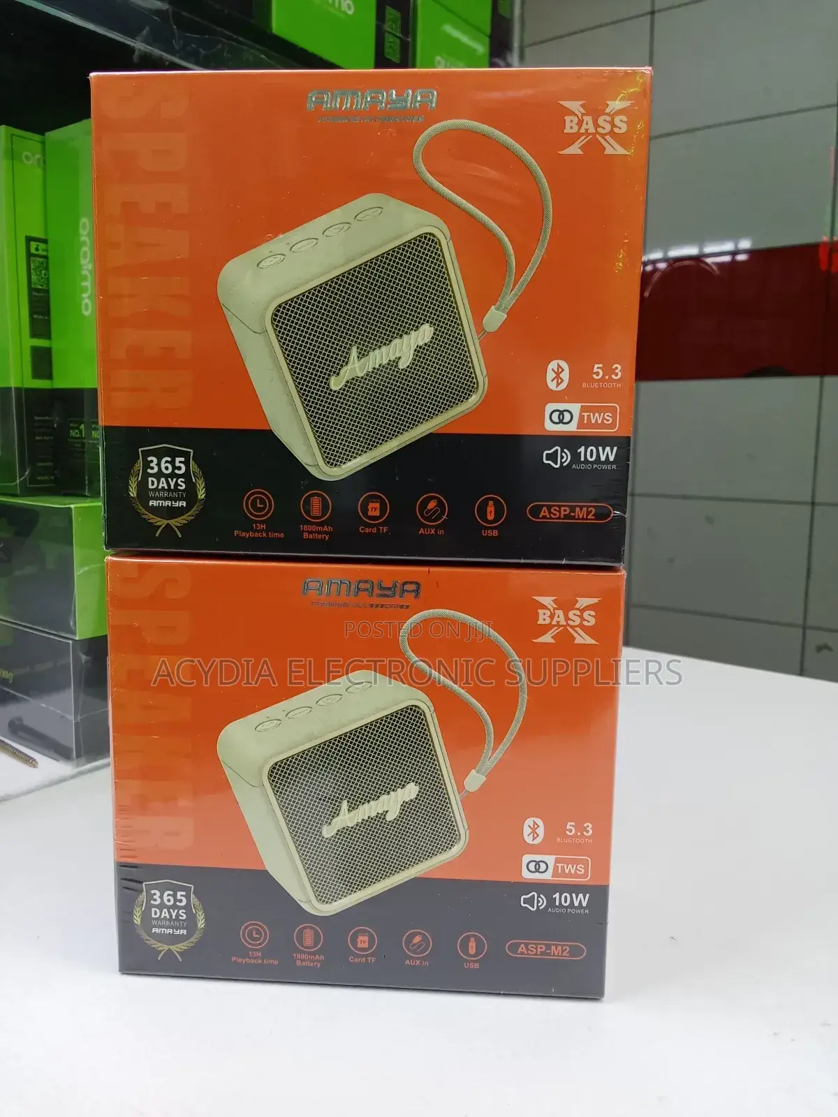 Amaya Asp-M2 10w Portable Bluetooth Speaker 13h Play Time
