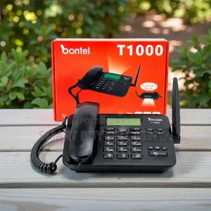 Bontel GSM Desktop Phone With Inbuilt Rechargeable Battery