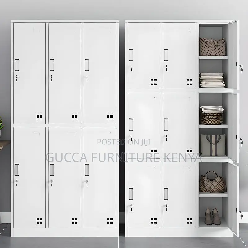 9-door Metallic Storage Office Locker Cabinet