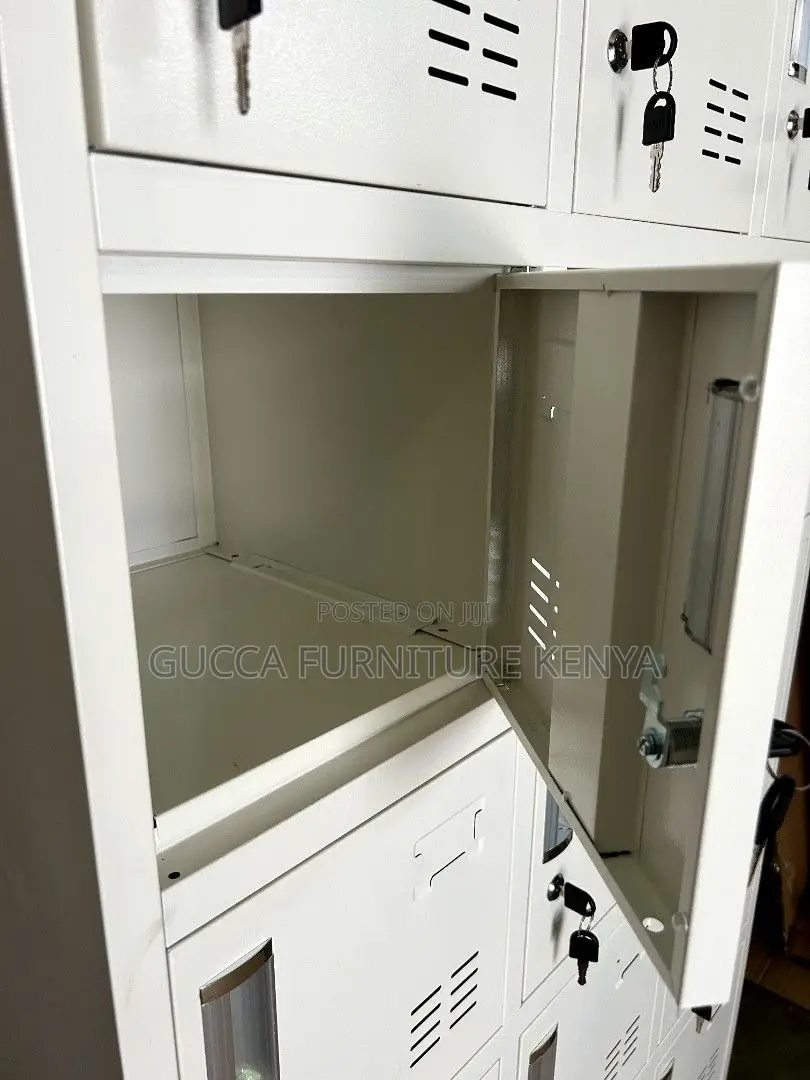 9-door Metallic Storage Office Locker Cabinet