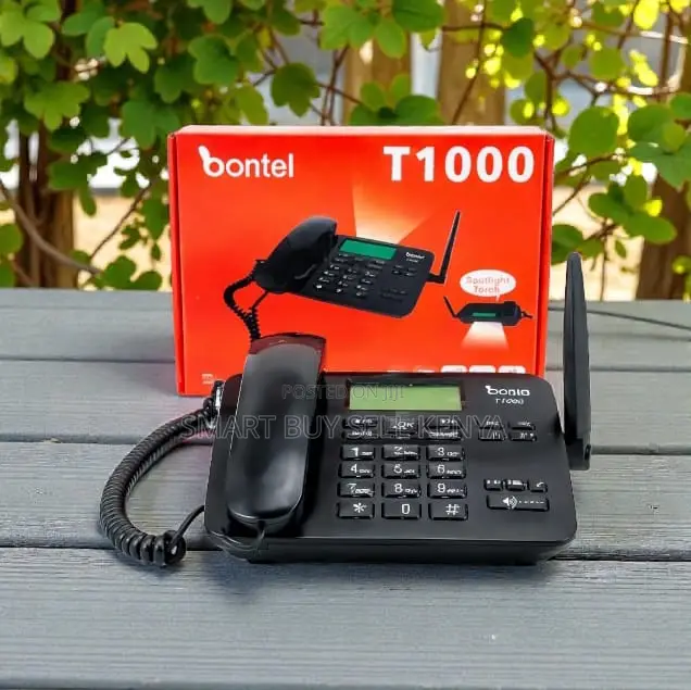 Bontel GSM Fixed Phone Loud Speaker Portable Design