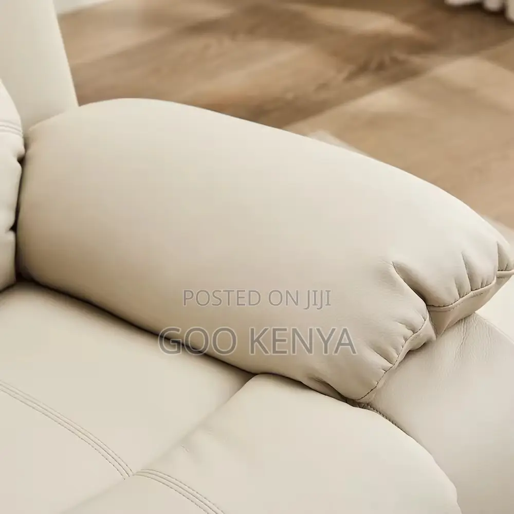 Home Sofa; Adjustable Leather Power Recliner Sofa For Relaxation