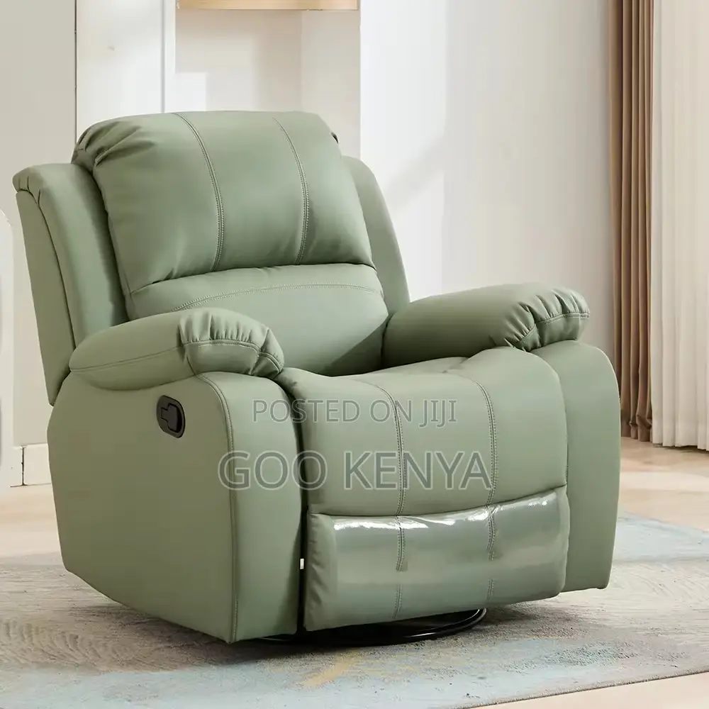 Home Sofa; Adjustable Leather Power Recliner Sofa For Relaxation