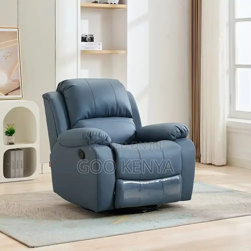 Home Sofa; Adjustable Leather Power Recliner Sofa For Relaxation