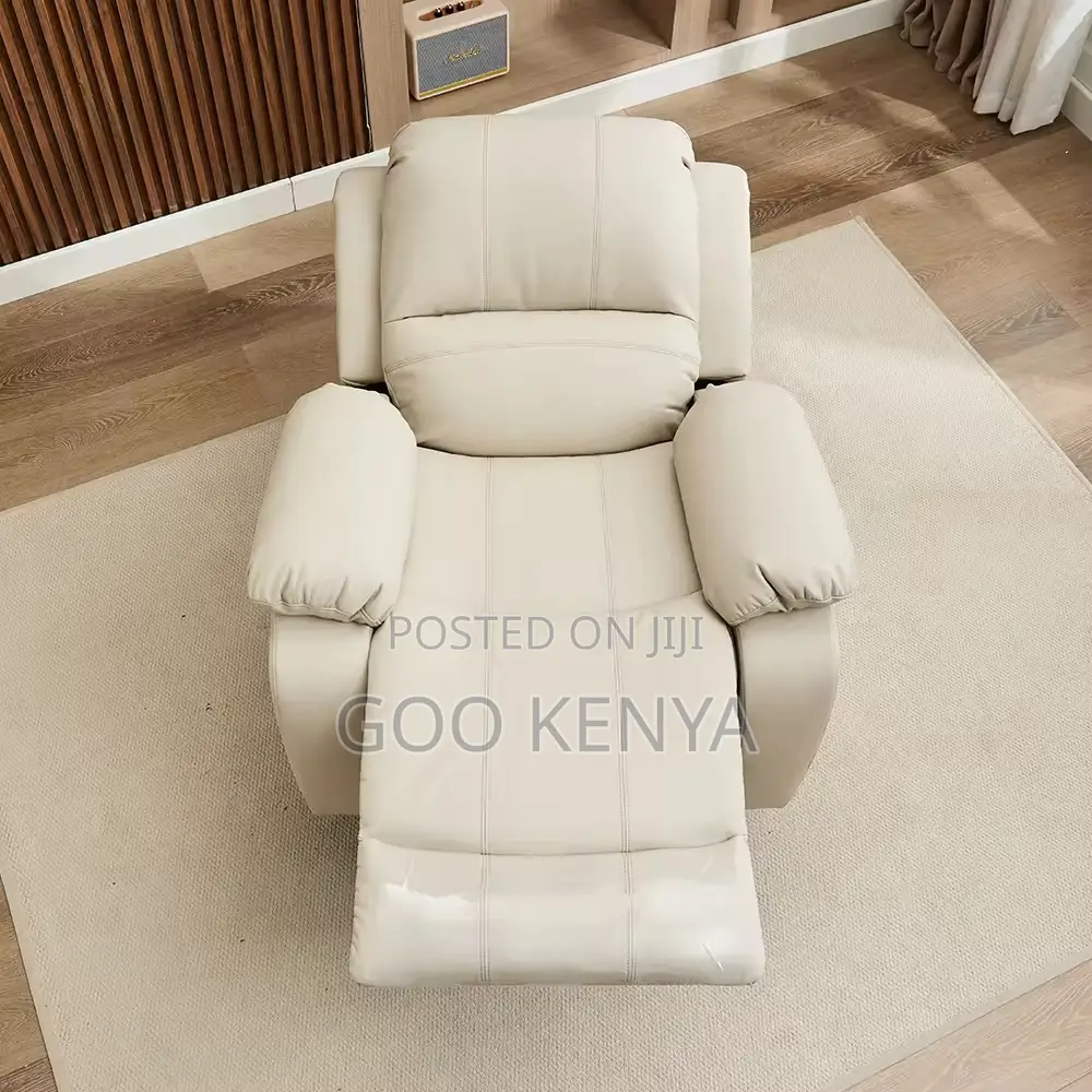Home Sofa; Adjustable Leather Power Recliner Sofa For Relaxation