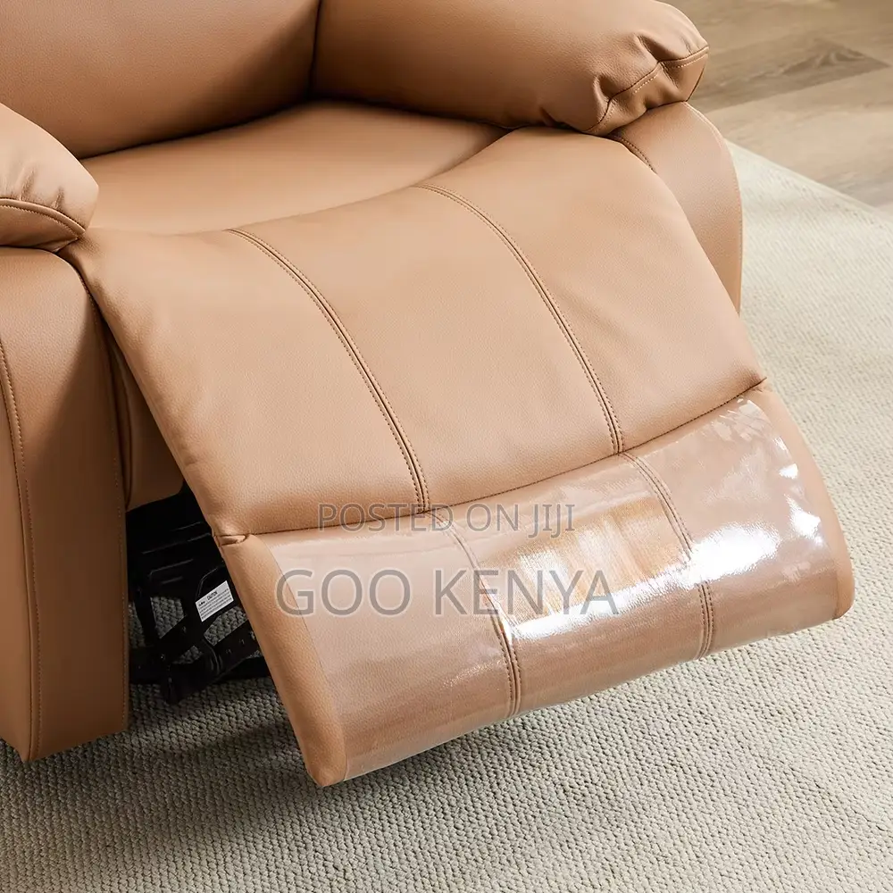 Home Sofa; Adjustable Leather Power Recliner Sofa For Relaxation