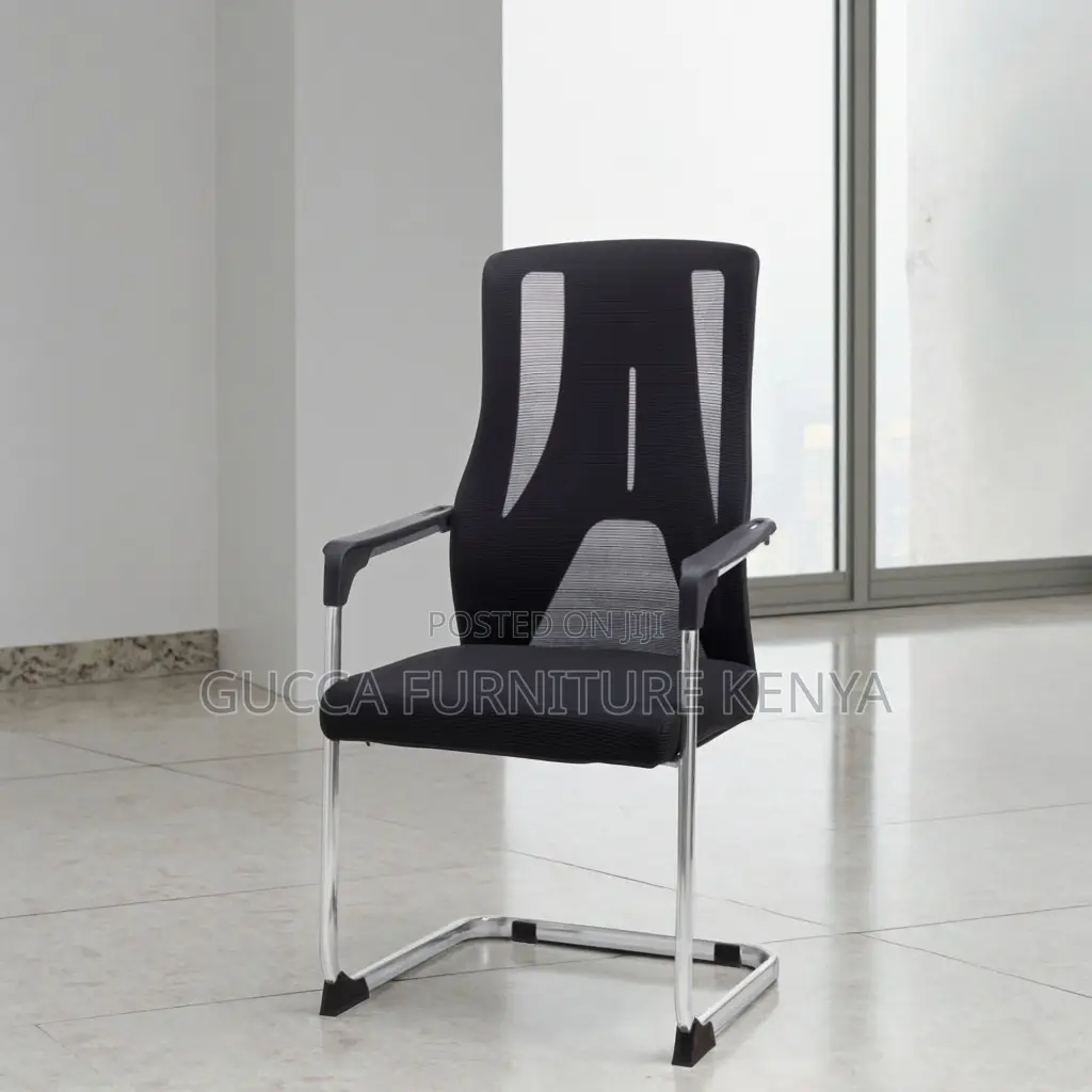 Mid Back Ergonomic Mesh Reception Chair