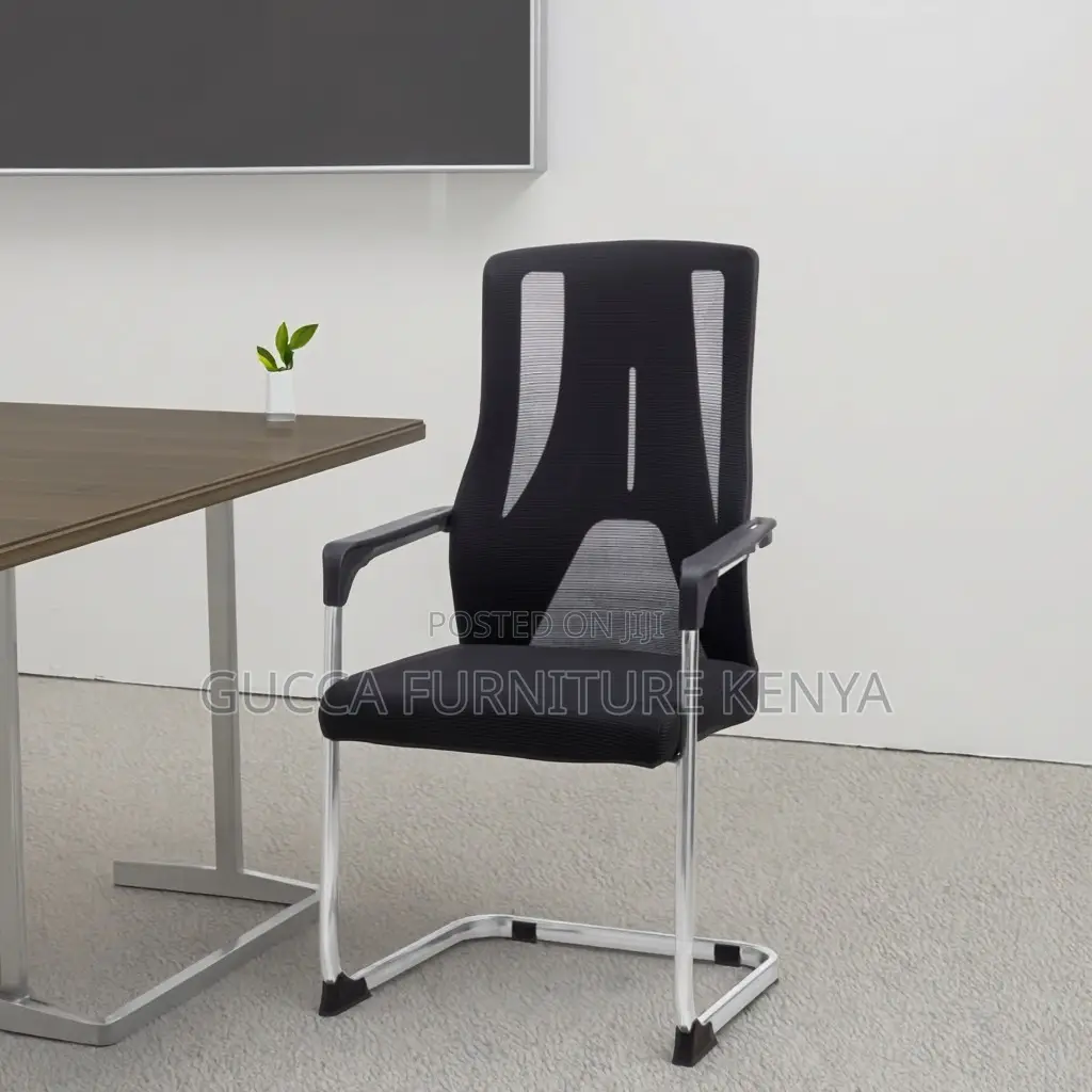 Mid Back Ergonomic Mesh Reception Chair