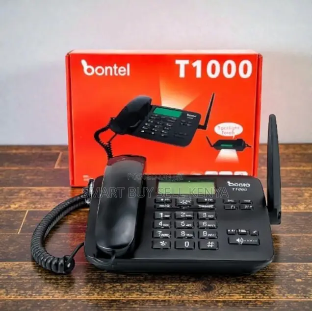 Bontel GSM Desktop Phone With Big Phone Book Memory
