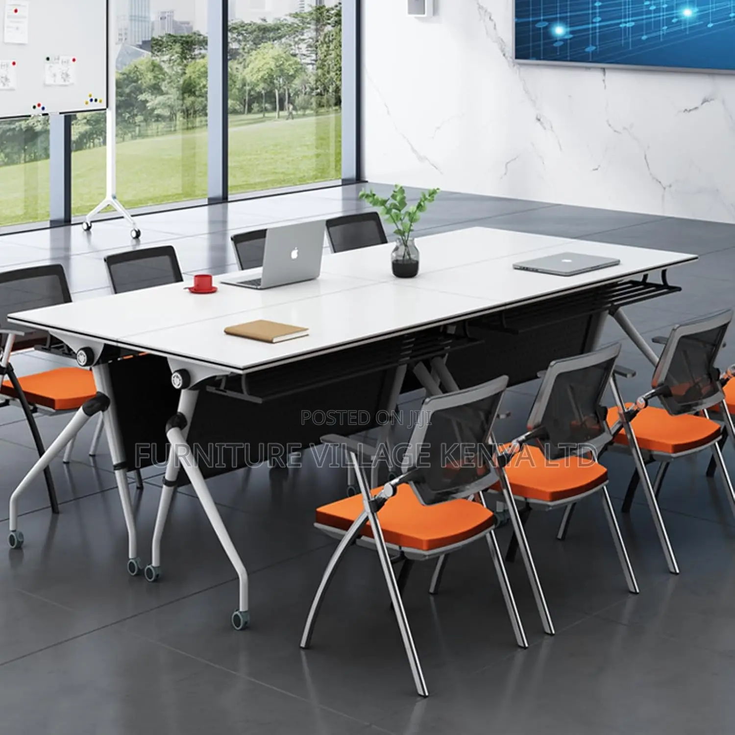 Folding Conference Table On Wheels