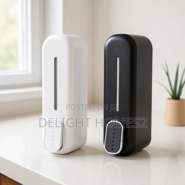 Wall-Mounted Manual Press Soap Dispenser_car - main view