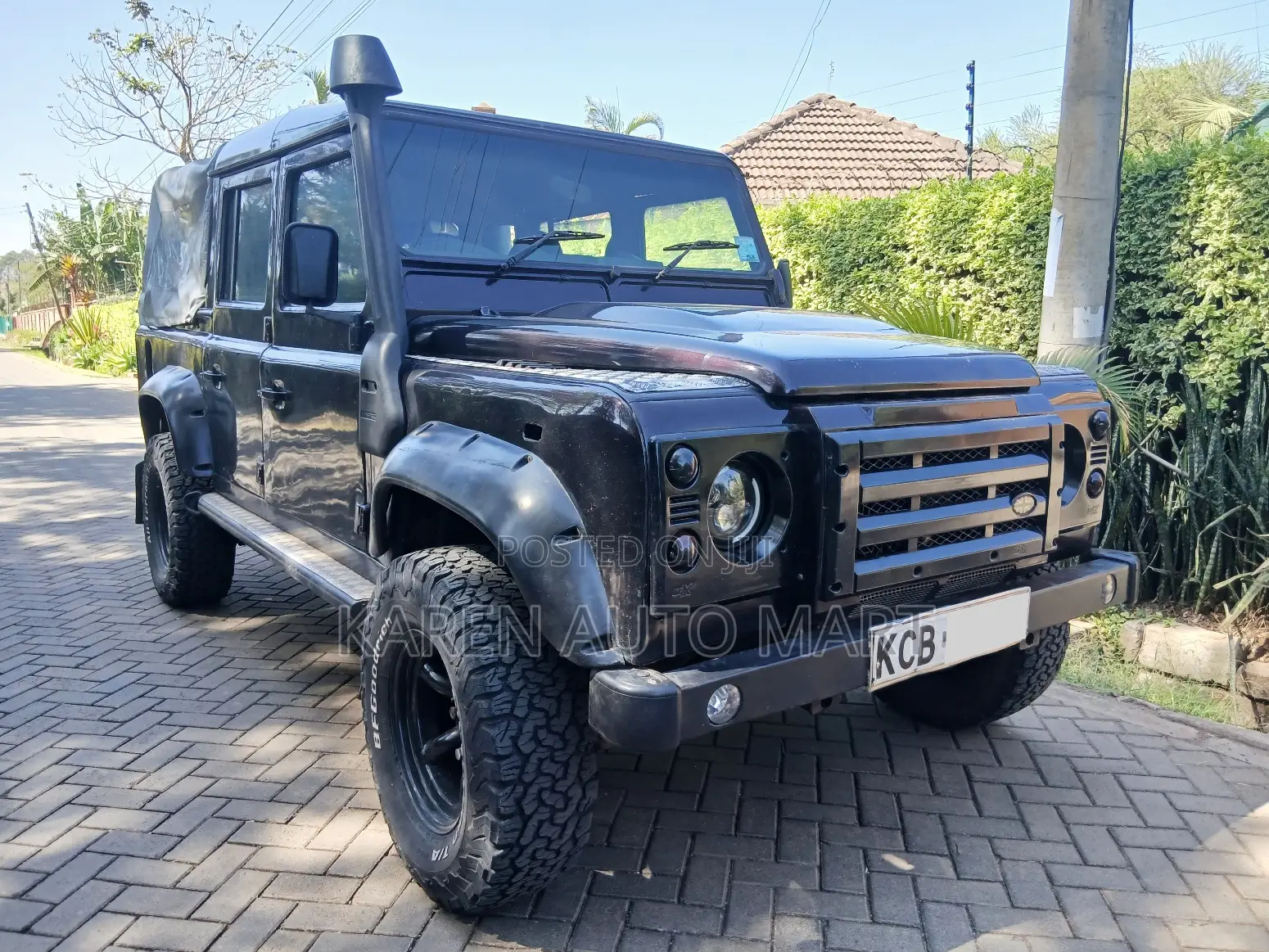 Land Rover Defender Puma 110 2.4 TD 2009 Black