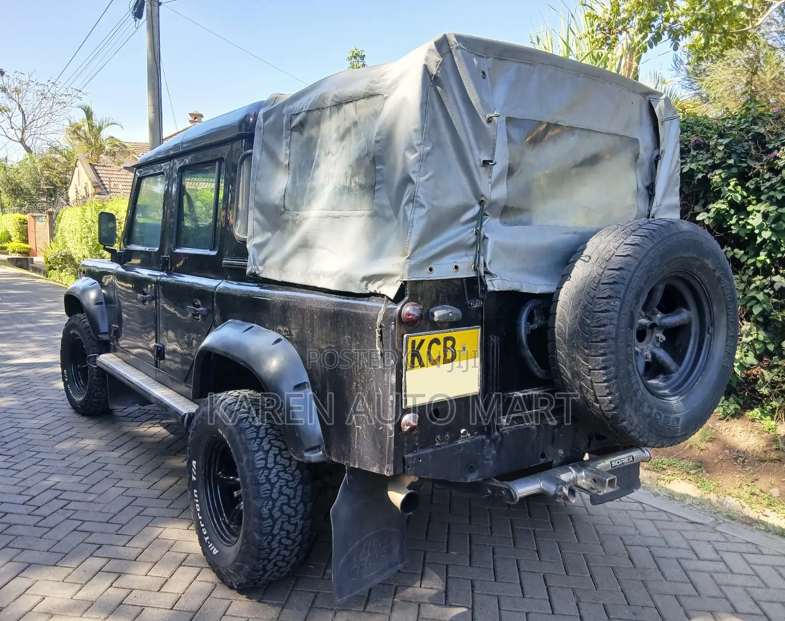 Land Rover Defender Puma 110 2.4 TD 2009 Black