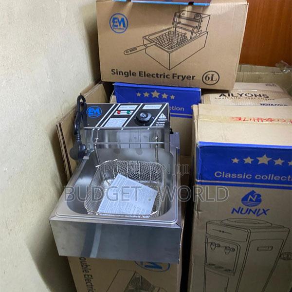 6l 2500w Single Electric Deep Fryer Stainless Steel