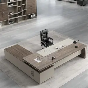 Office Desk : 1.8m Office L-Shaped Executive Desk