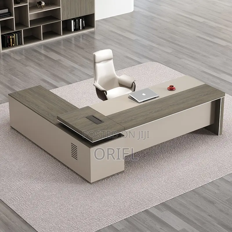 Office Desk : 1.8m Office L-Shaped Executive Desk