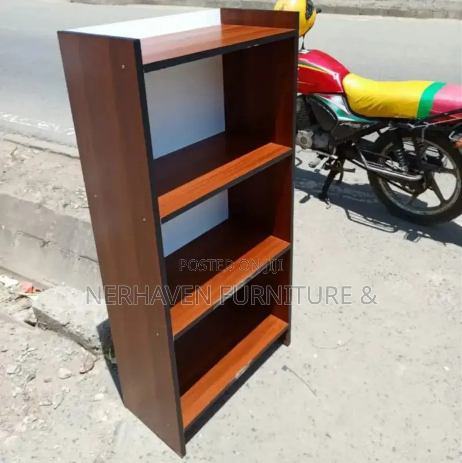 Wooden Bookshelf for Home Office Use