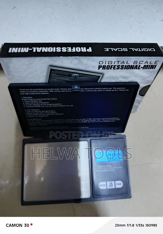 Professional Grams Scale, 500g*0.01g Scale - main view