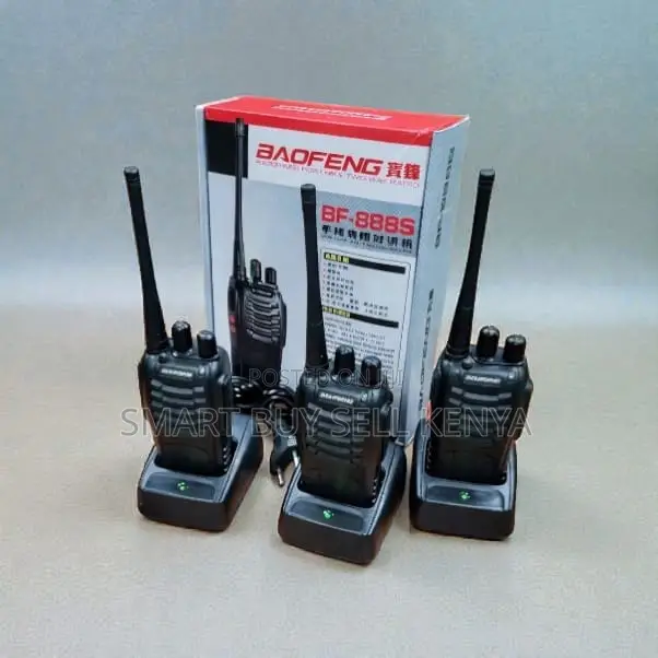 Baofeng Bf-888s Walkie Talkie 5km Range Rechargeable Battery